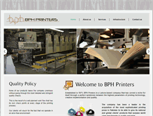 Tablet Screenshot of bphprinters.com